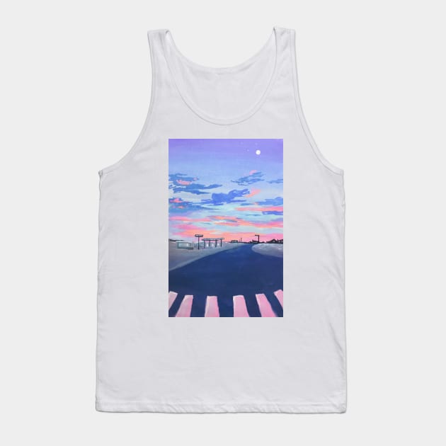 Servo Sunset Tank Top by emmawtj